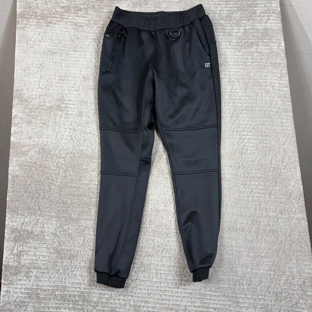 Born Tough Momentum Joggers Mens Small Black Athletic Training Pants D-Ring